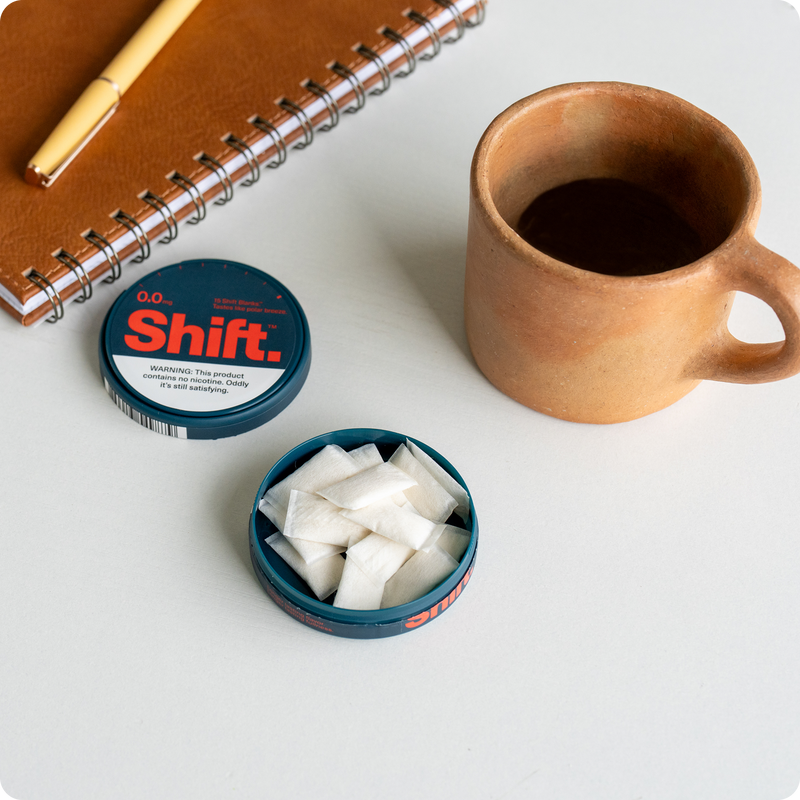 Shift Reset Plan nicotine pouch cans